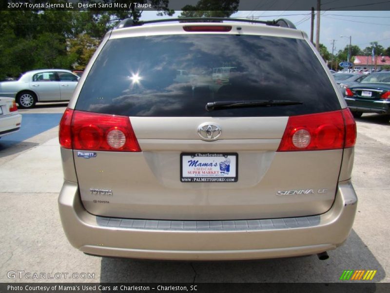 Desert Sand Mica / Taupe 2007 Toyota Sienna LE
