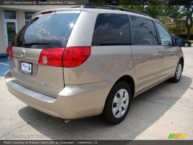 Desert Sand Mica / Taupe 2007 Toyota Sienna LE