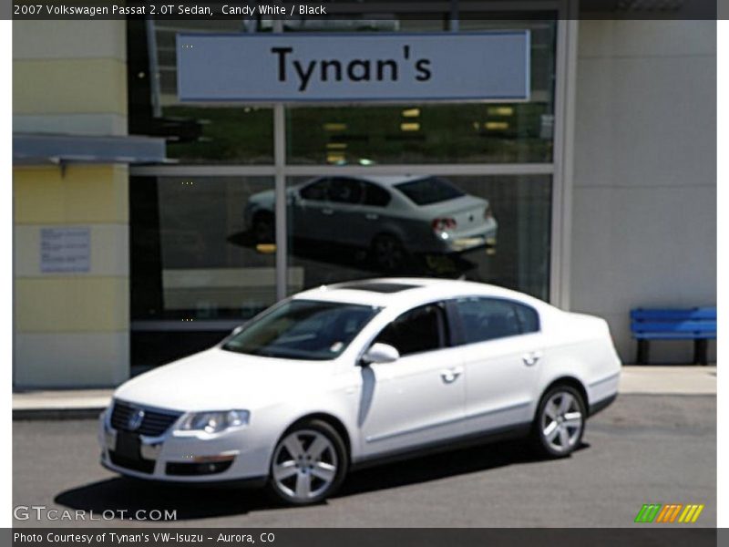 Candy White / Black 2007 Volkswagen Passat 2.0T Sedan