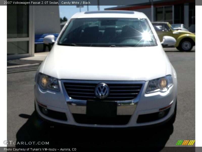 Candy White / Black 2007 Volkswagen Passat 2.0T Sedan