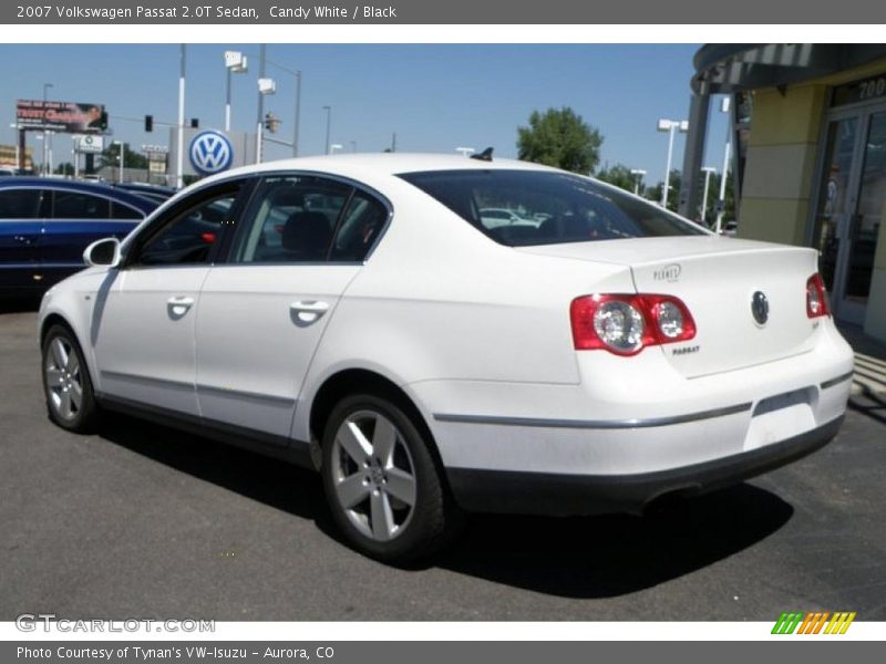 Candy White / Black 2007 Volkswagen Passat 2.0T Sedan