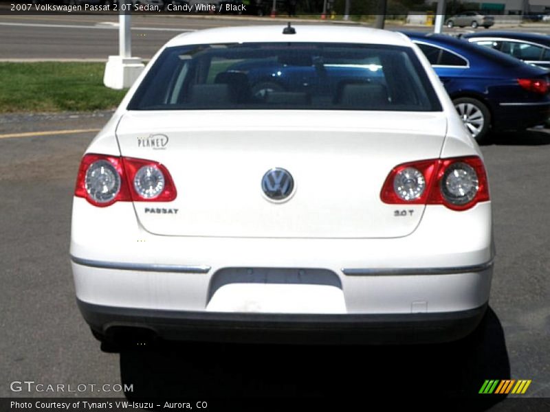 Candy White / Black 2007 Volkswagen Passat 2.0T Sedan