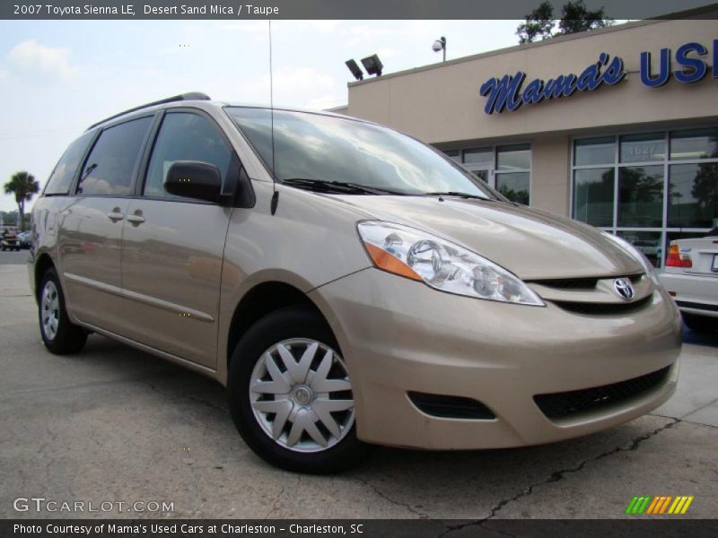 Desert Sand Mica / Taupe 2007 Toyota Sienna LE