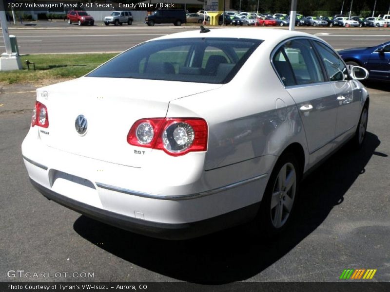 Candy White / Black 2007 Volkswagen Passat 2.0T Sedan