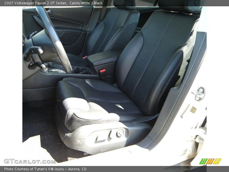 Candy White / Black 2007 Volkswagen Passat 2.0T Sedan