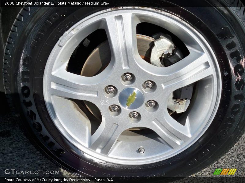 Slate Metallic / Medium Gray 2008 Chevrolet Uplander LS