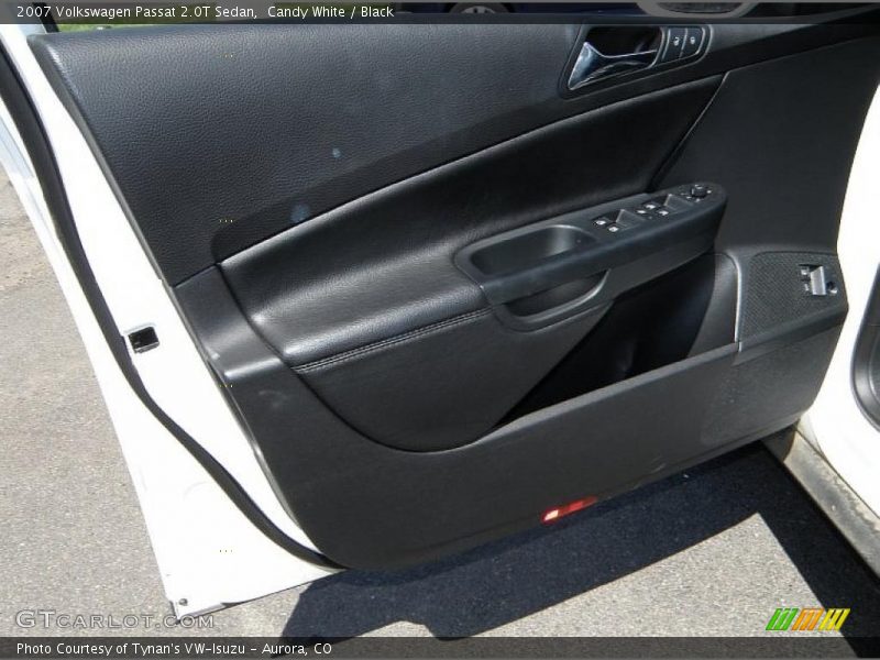 Candy White / Black 2007 Volkswagen Passat 2.0T Sedan