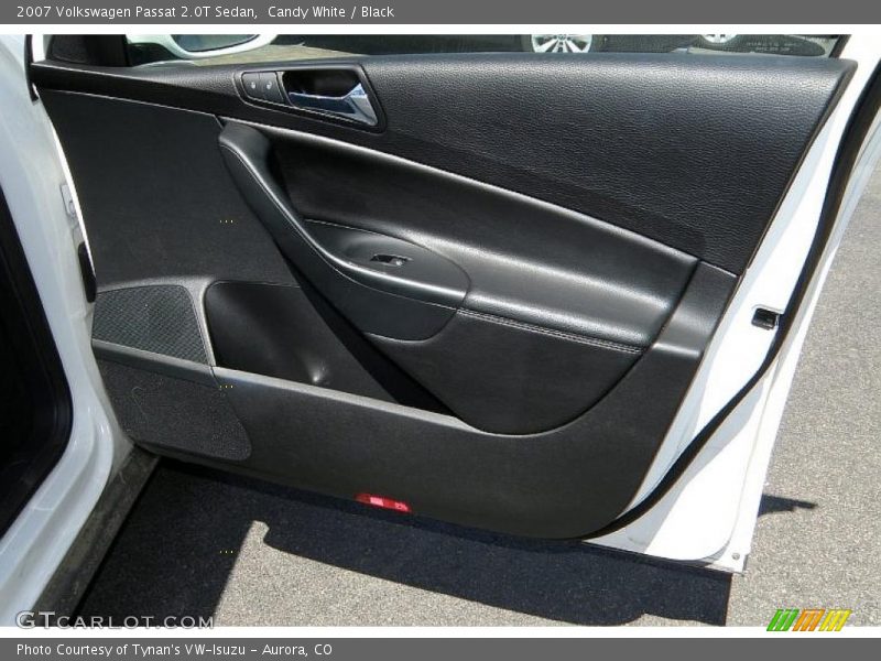 Candy White / Black 2007 Volkswagen Passat 2.0T Sedan