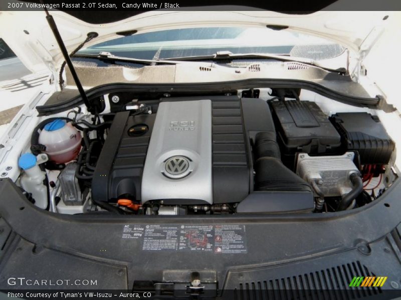 Candy White / Black 2007 Volkswagen Passat 2.0T Sedan