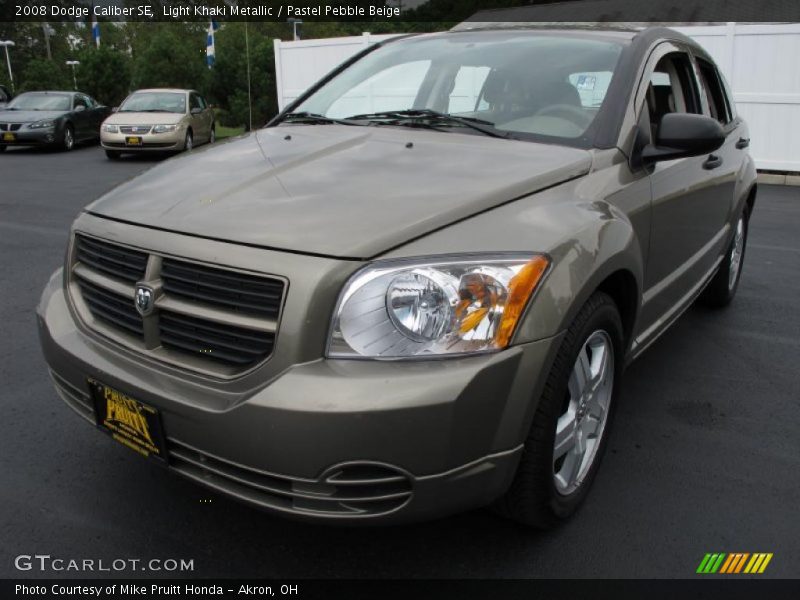 Light Khaki Metallic / Pastel Pebble Beige 2008 Dodge Caliber SE