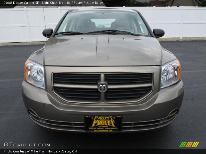 Light Khaki Metallic / Pastel Pebble Beige 2008 Dodge Caliber SE