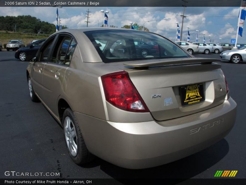 Golden Cashmere / Beige 2006 Saturn ION 2 Sedan