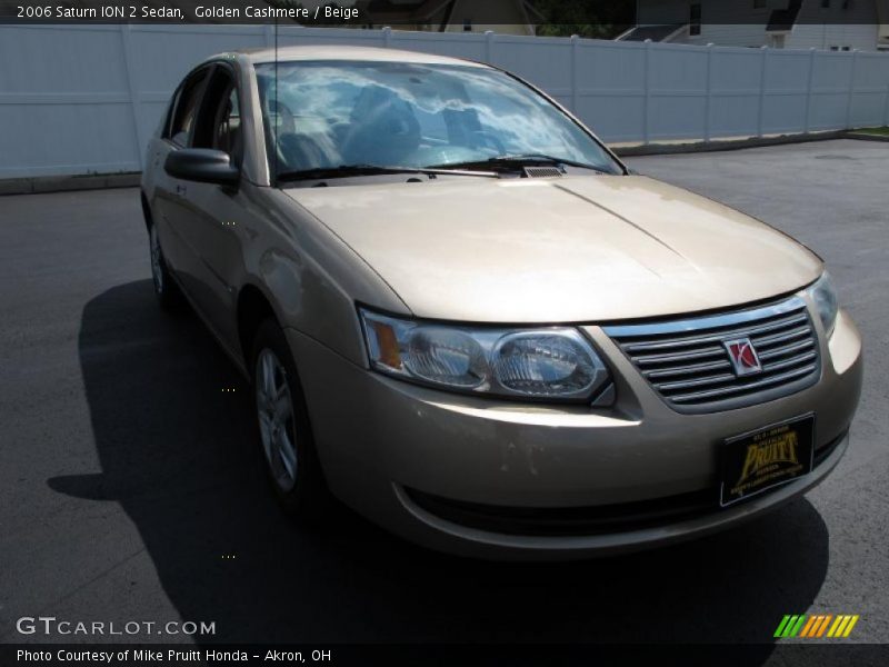 Golden Cashmere / Beige 2006 Saturn ION 2 Sedan
