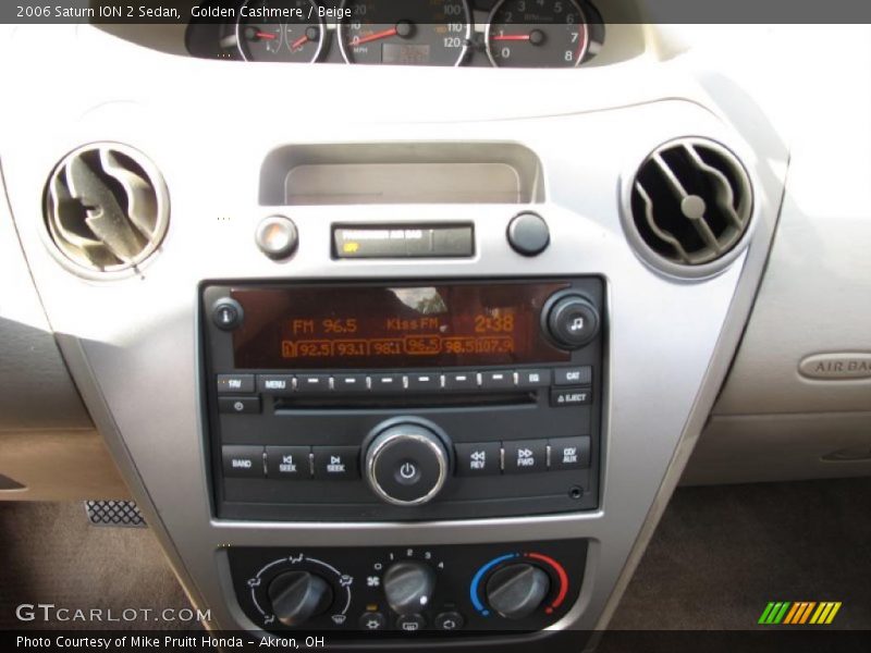 Golden Cashmere / Beige 2006 Saturn ION 2 Sedan