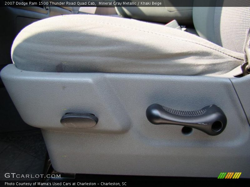 Mineral Gray Metallic / Khaki Beige 2007 Dodge Ram 1500 Thunder Road Quad Cab