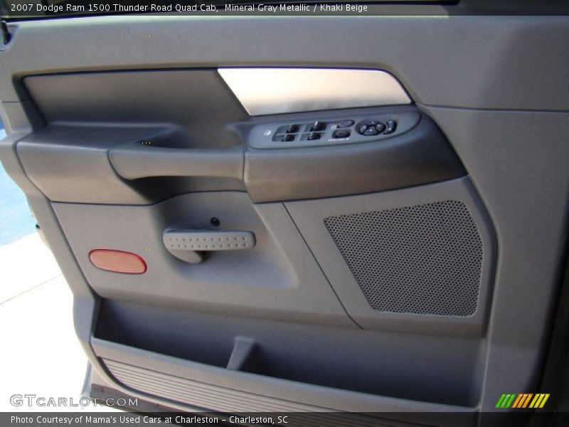 Mineral Gray Metallic / Khaki Beige 2007 Dodge Ram 1500 Thunder Road Quad Cab