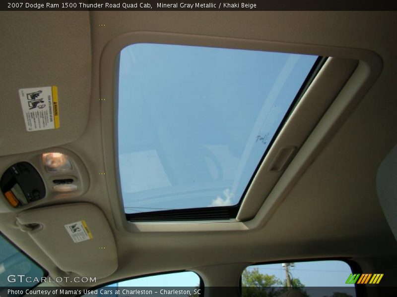 Mineral Gray Metallic / Khaki Beige 2007 Dodge Ram 1500 Thunder Road Quad Cab