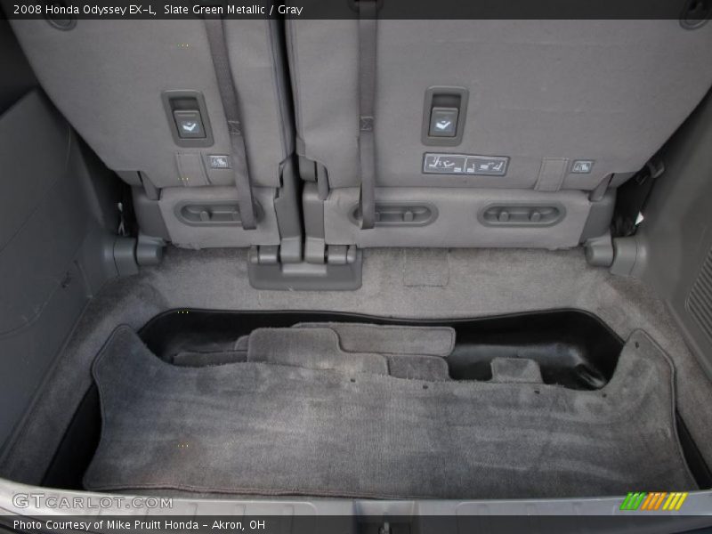 Slate Green Metallic / Gray 2008 Honda Odyssey EX-L