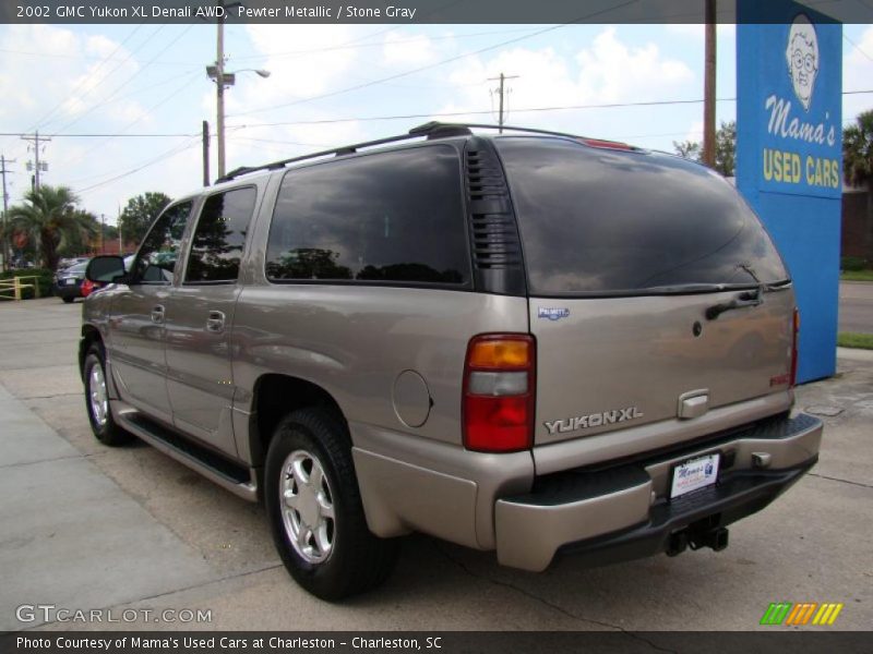 Pewter Metallic / Stone Gray 2002 GMC Yukon XL Denali AWD