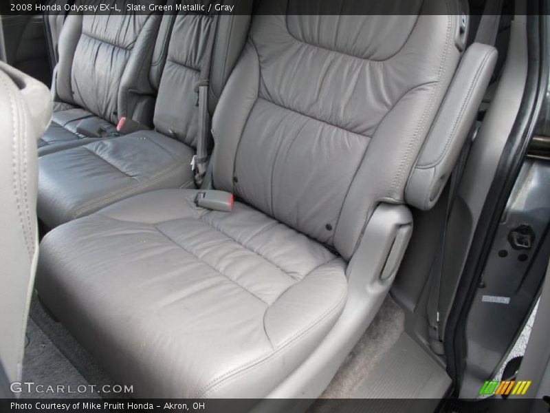 Slate Green Metallic / Gray 2008 Honda Odyssey EX-L