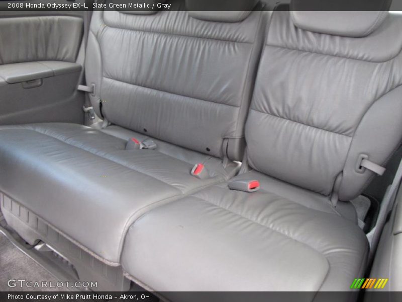 Slate Green Metallic / Gray 2008 Honda Odyssey EX-L