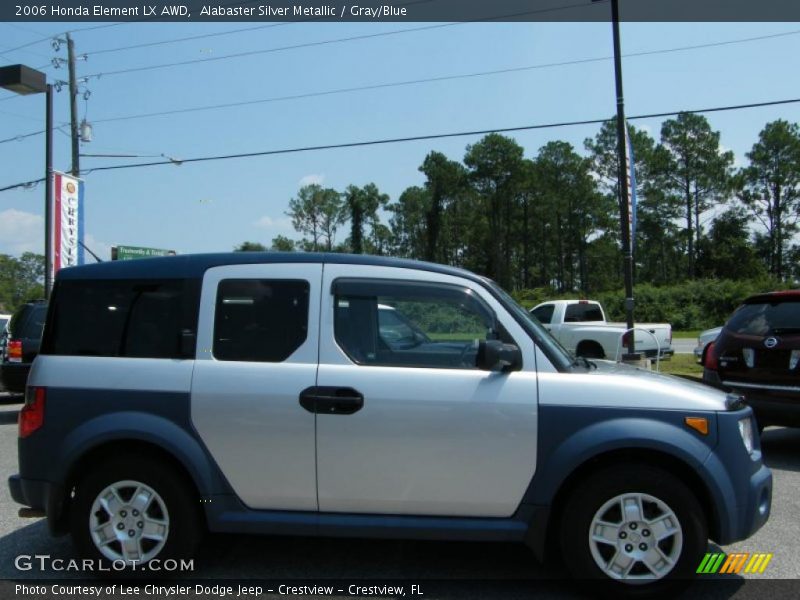Alabaster Silver Metallic / Gray/Blue 2006 Honda Element LX AWD