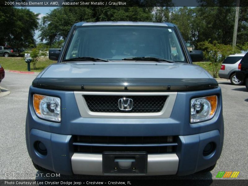 Alabaster Silver Metallic / Gray/Blue 2006 Honda Element LX AWD