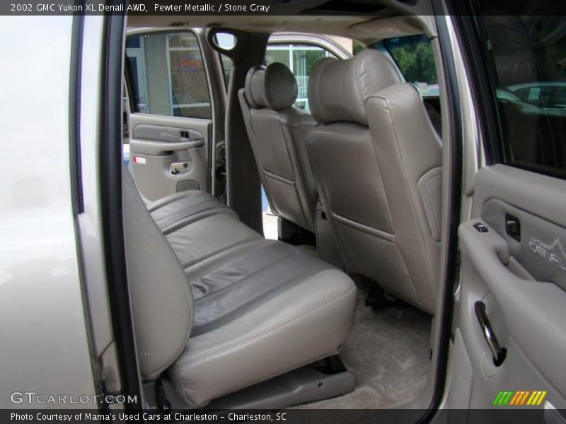 Pewter Metallic / Stone Gray 2002 GMC Yukon XL Denali AWD
