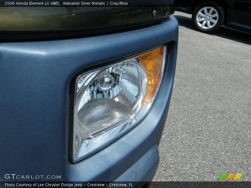 Alabaster Silver Metallic / Gray/Blue 2006 Honda Element LX AWD