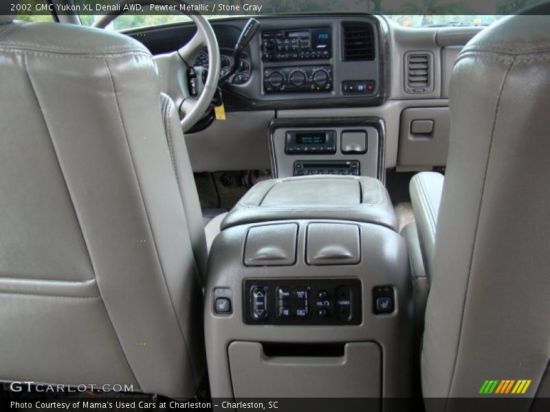 Pewter Metallic / Stone Gray 2002 GMC Yukon XL Denali AWD