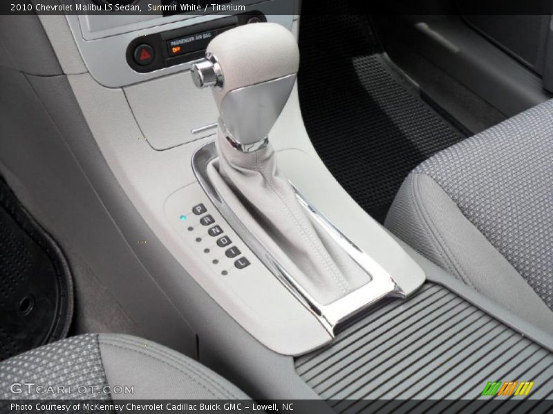Summit White / Titanium 2010 Chevrolet Malibu LS Sedan