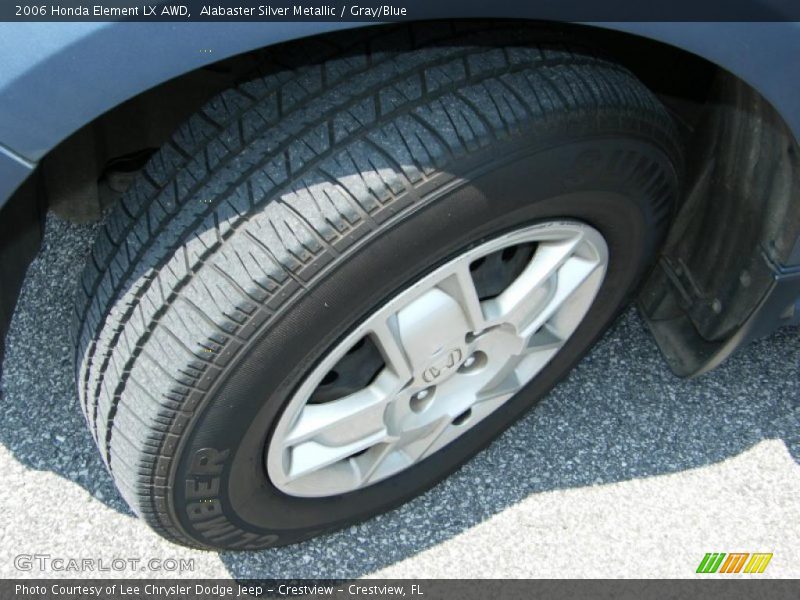 Alabaster Silver Metallic / Gray/Blue 2006 Honda Element LX AWD