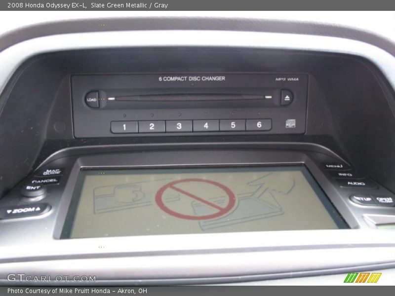 Slate Green Metallic / Gray 2008 Honda Odyssey EX-L