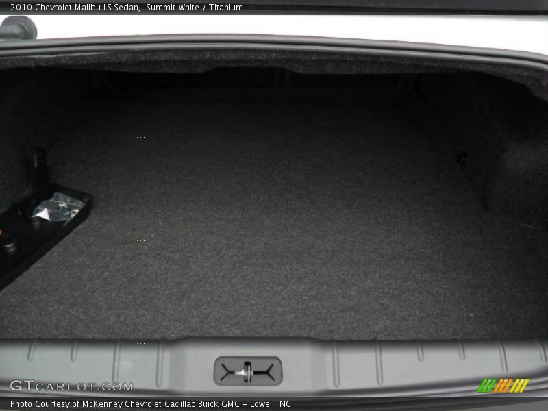 Summit White / Titanium 2010 Chevrolet Malibu LS Sedan