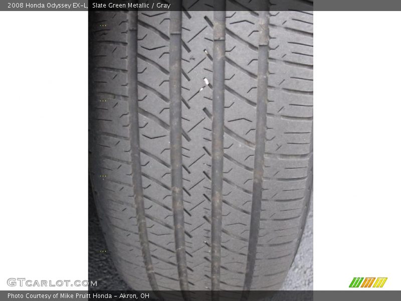 Slate Green Metallic / Gray 2008 Honda Odyssey EX-L