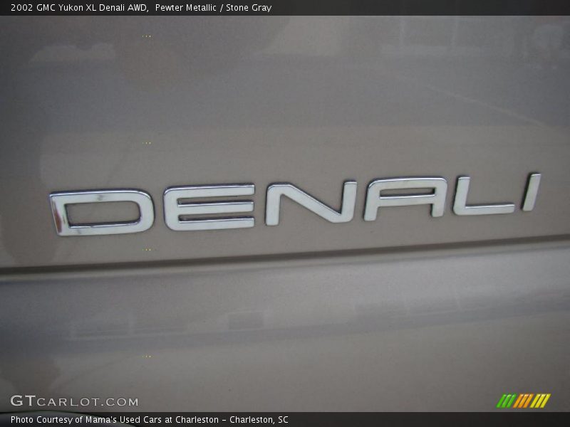 Pewter Metallic / Stone Gray 2002 GMC Yukon XL Denali AWD