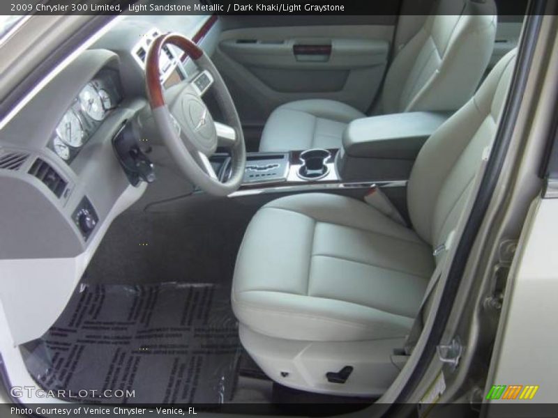 Light Sandstone Metallic / Dark Khaki/Light Graystone 2009 Chrysler 300 Limited