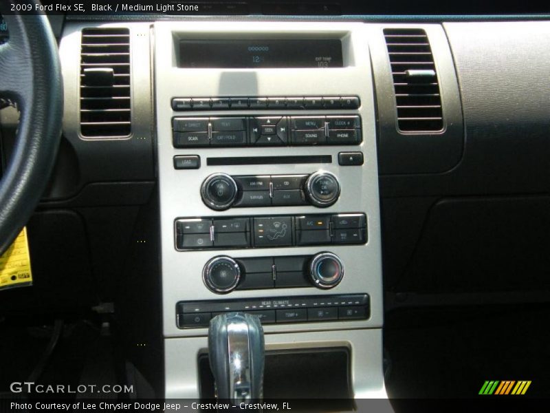 Black / Medium Light Stone 2009 Ford Flex SE