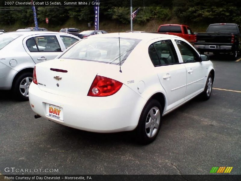 Summit White / Gray 2007 Chevrolet Cobalt LS Sedan