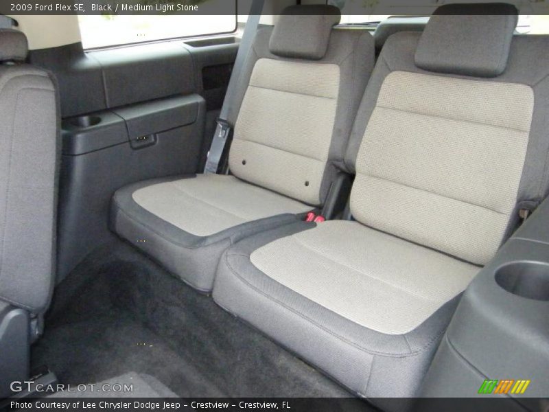 Black / Medium Light Stone 2009 Ford Flex SE