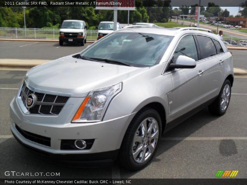 Radiant Silver Metallic / Titanium/Ebony 2011 Cadillac SRX FWD