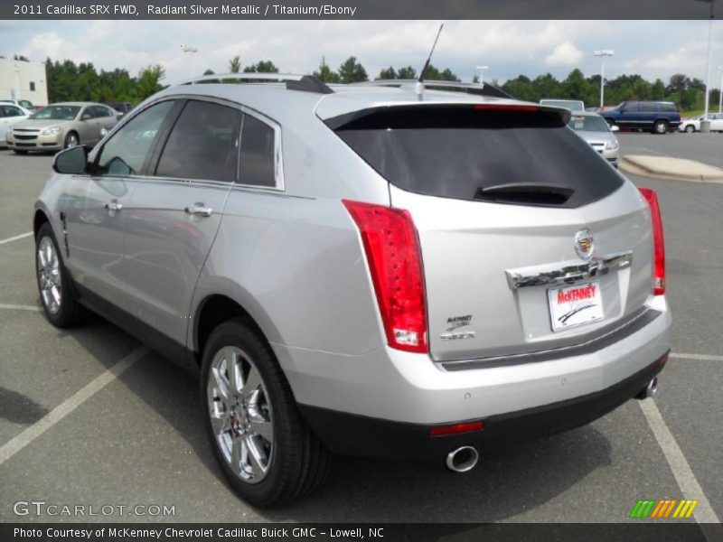 Radiant Silver Metallic / Titanium/Ebony 2011 Cadillac SRX FWD