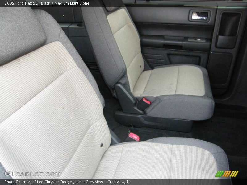 Black / Medium Light Stone 2009 Ford Flex SE