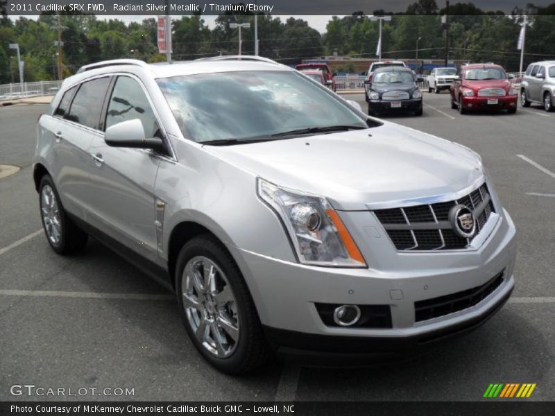 Radiant Silver Metallic / Titanium/Ebony 2011 Cadillac SRX FWD