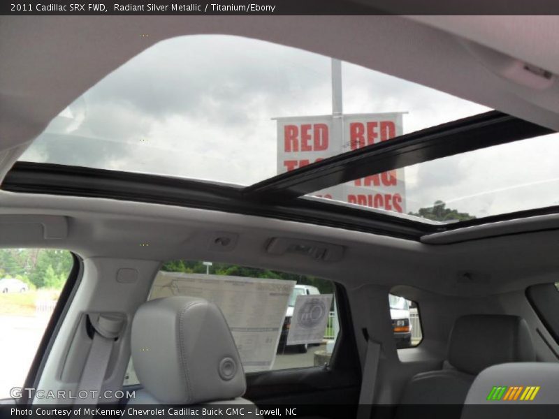 Radiant Silver Metallic / Titanium/Ebony 2011 Cadillac SRX FWD