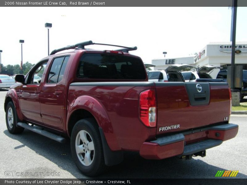 Red Brawn / Desert 2006 Nissan Frontier LE Crew Cab
