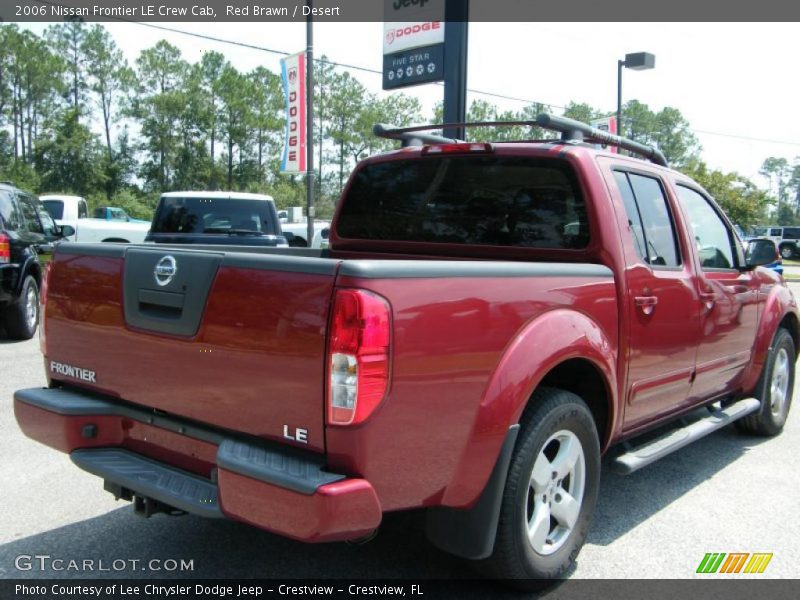 Red Brawn / Desert 2006 Nissan Frontier LE Crew Cab