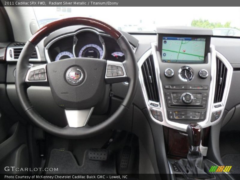 Radiant Silver Metallic / Titanium/Ebony 2011 Cadillac SRX FWD