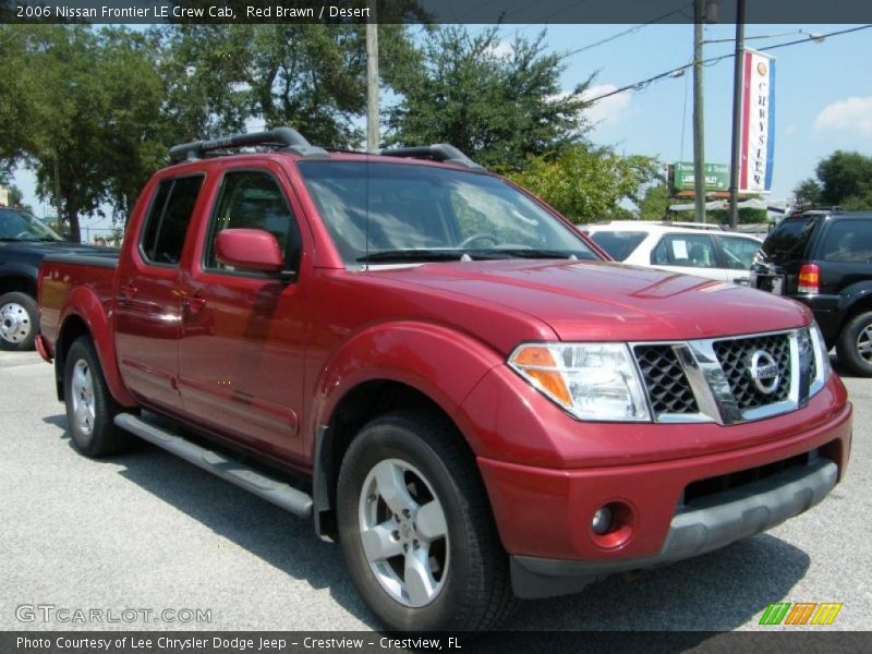 Red Brawn / Desert 2006 Nissan Frontier LE Crew Cab