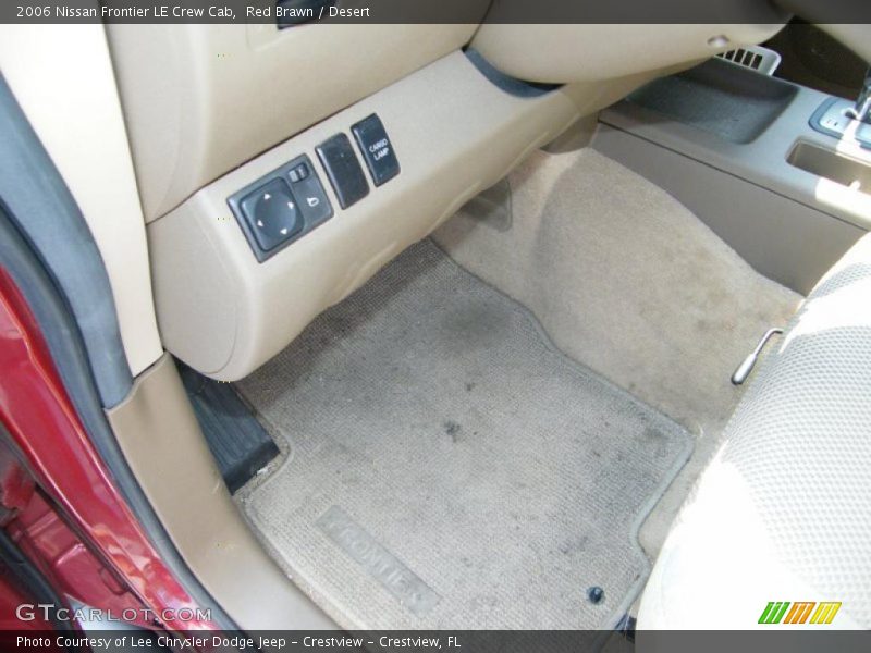 Red Brawn / Desert 2006 Nissan Frontier LE Crew Cab